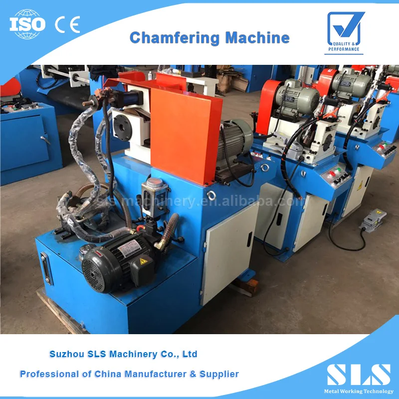 Metal Steel Tube Edge Deburring and Smoothing Chamfer Tool / Pneumatic Hydraulic Round Bar Rod Pipe End Chamfering Machine Price