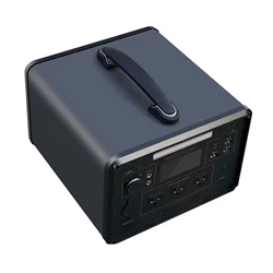 Power Station 1280Wh Solar Generator Emergency Battery Backup with 110V/500W for home and outdoor camping Portable Power Supply