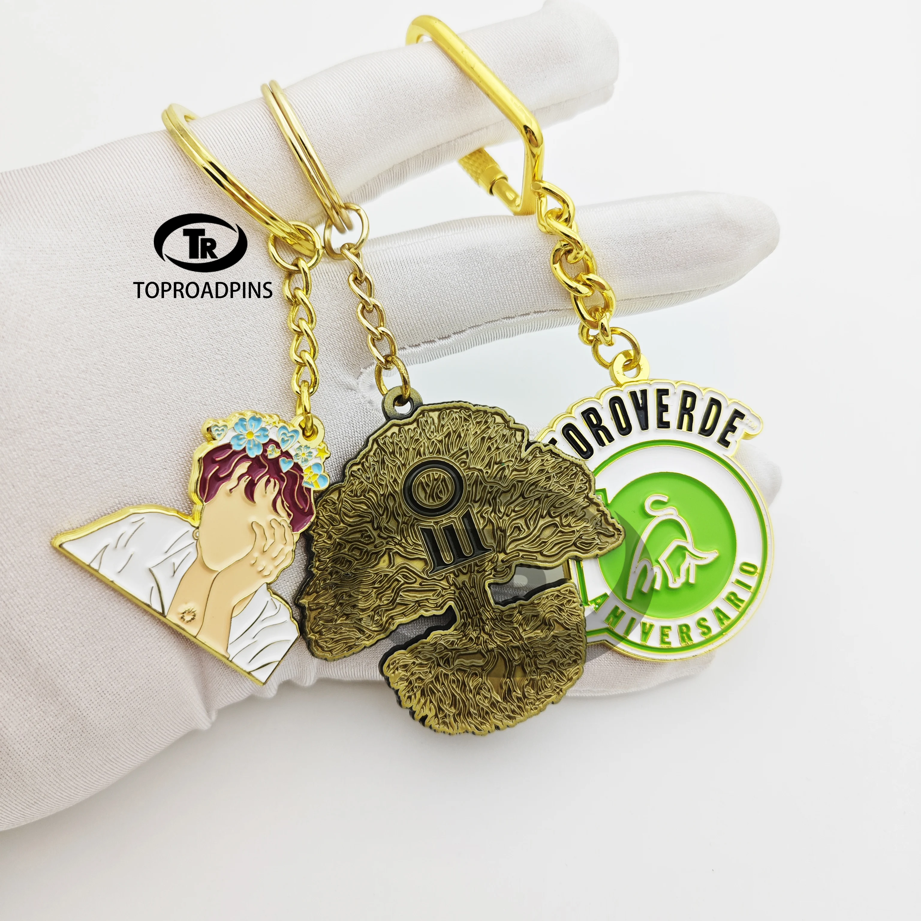 Logo Charms Custom Made Professional Souvenir Unique Gift Metal Taxi Keychain