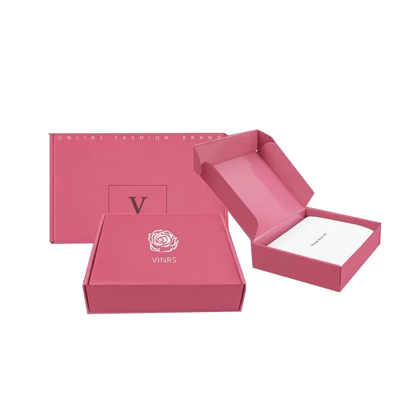 Складная плоская картонная коробка для одежды, упаковка для обуви, индивидуальная печать, доставка