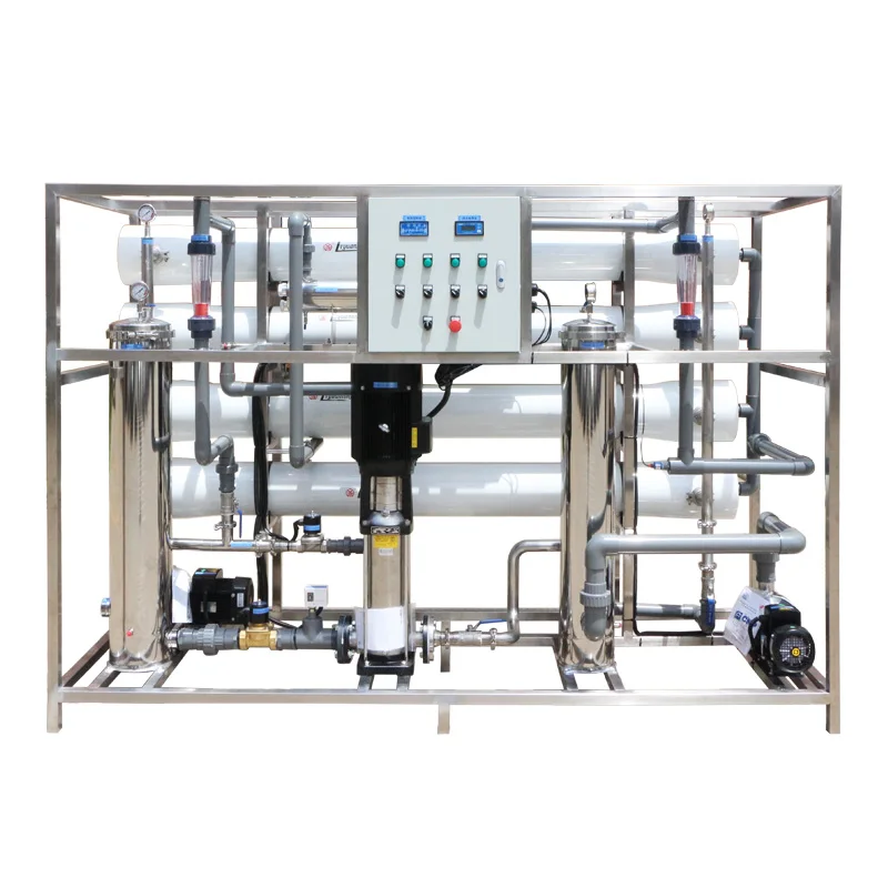 8000 LPH Auto Reverse Osmosis Water Treatment System Drinking Water Purifier for Bottle Water Production RO machine