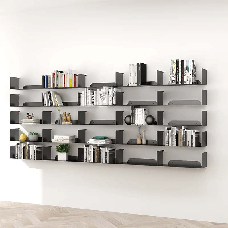 Amazon Top Sale Nordic Metal Multifunction Wall Mount Floating Shelves Living Room Furniture