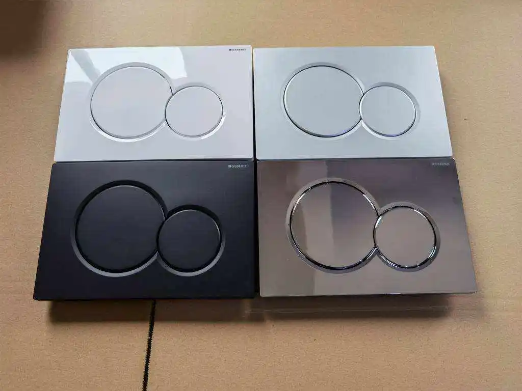 Push Plate Embedded Water Tank Button Wall Mounted Dual Flush Quick Replacement Panel