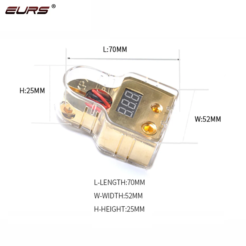 Car digital display zinc alloy battery terminal for automobile sound conversion