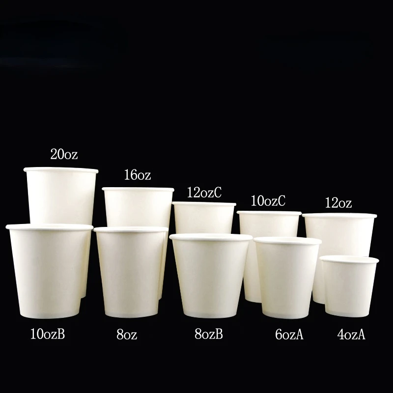 Paper Cups Take Away Disposable Coffee Cup Wholesale Factory Supply