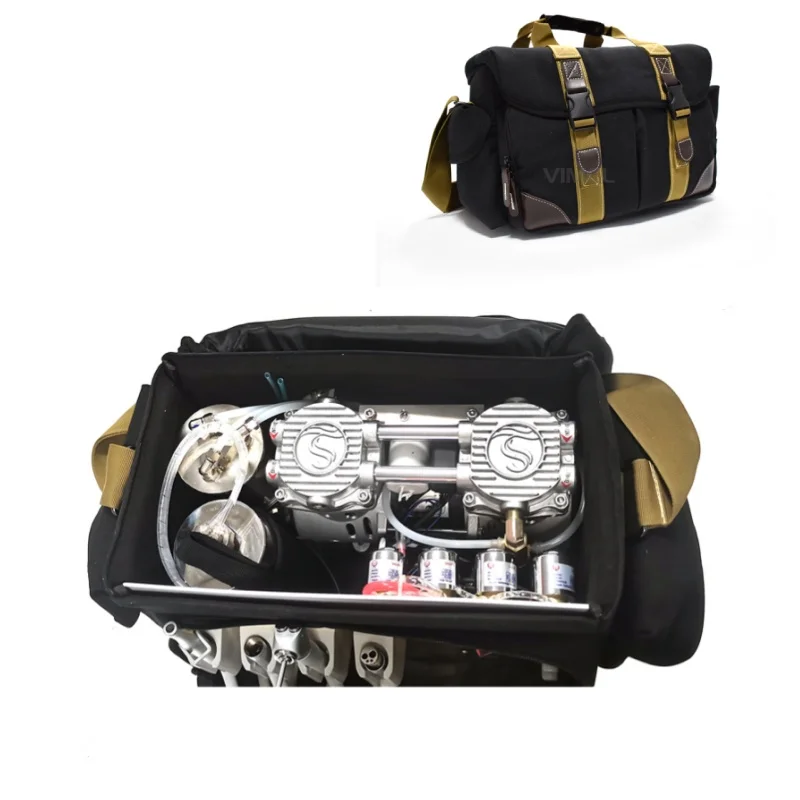 Economical Portable Mobile Dental Unit With Oilless Air Compressor for Dental Clinic dentistry hand bag dental equipment