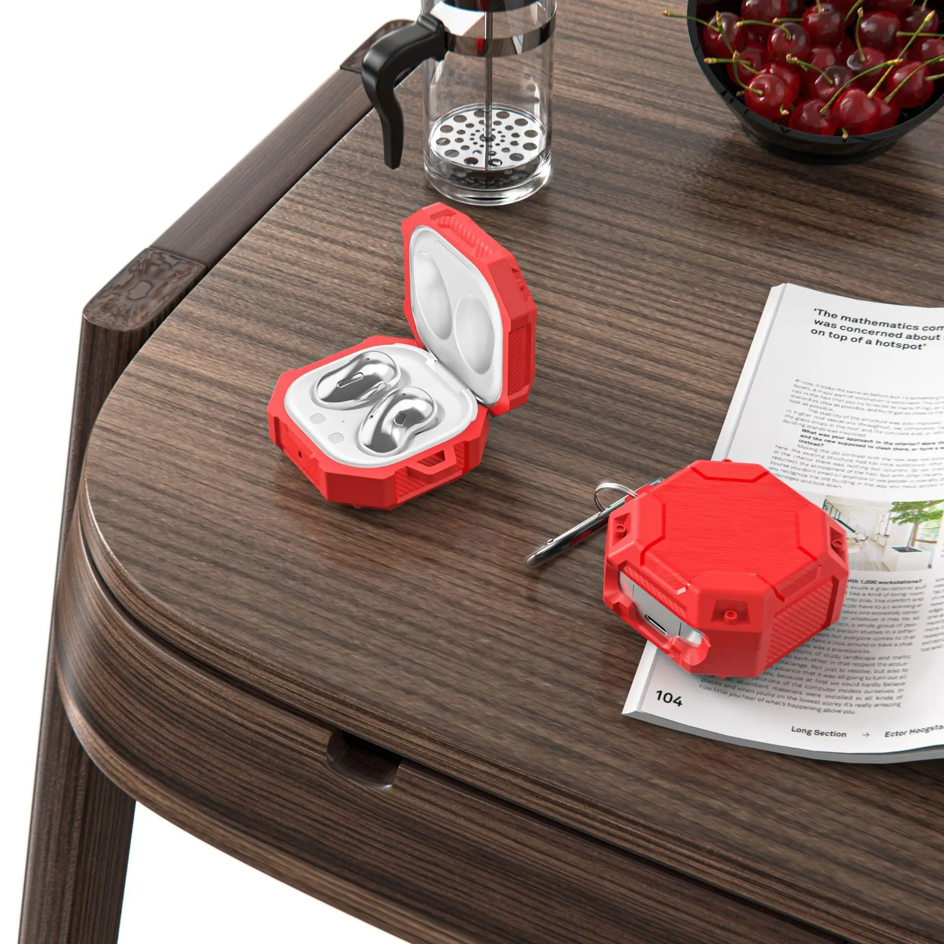 Silicone Shockproof  Headphone Shell Protective Earphone Case for Samsung Galaxy Buds Live/Buds pro/Buds 2