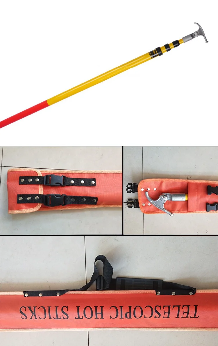 Высоковольтный телескопический полюс с электрическим приводом 20 кВ