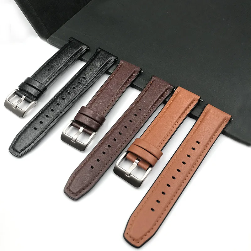 High Quality 20mm 22mm Leather Replacement Watch Straps Band For Huawei Watch gt2 gt3
