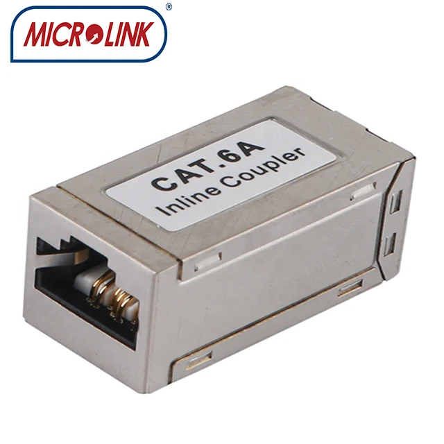 CAT6 CAT6A Shielded  network inline coupler RJ45 keystone jack quick connector box female to female CAT5e coupler