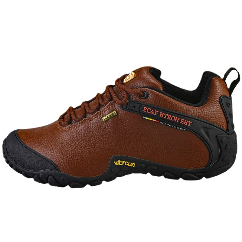 New Top Layer Cowhide Outdoor Hiking Shoes for Men and Women
