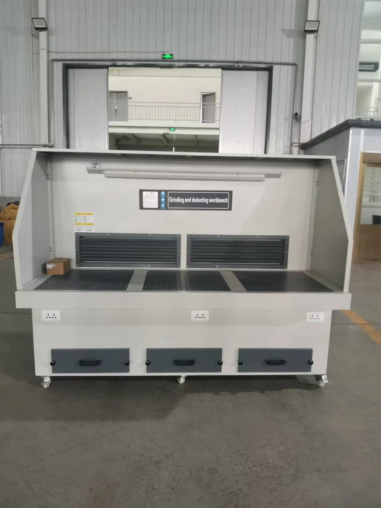 Manufacturer sales workbench dust collection system Downdraft Bench Durable Cast Iron Grinding Tables