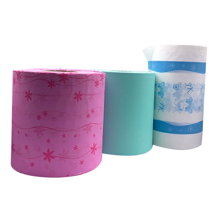 Hot Selling PE Film Pampering Disposable Baby Diaper Raw Material for Diaper Making