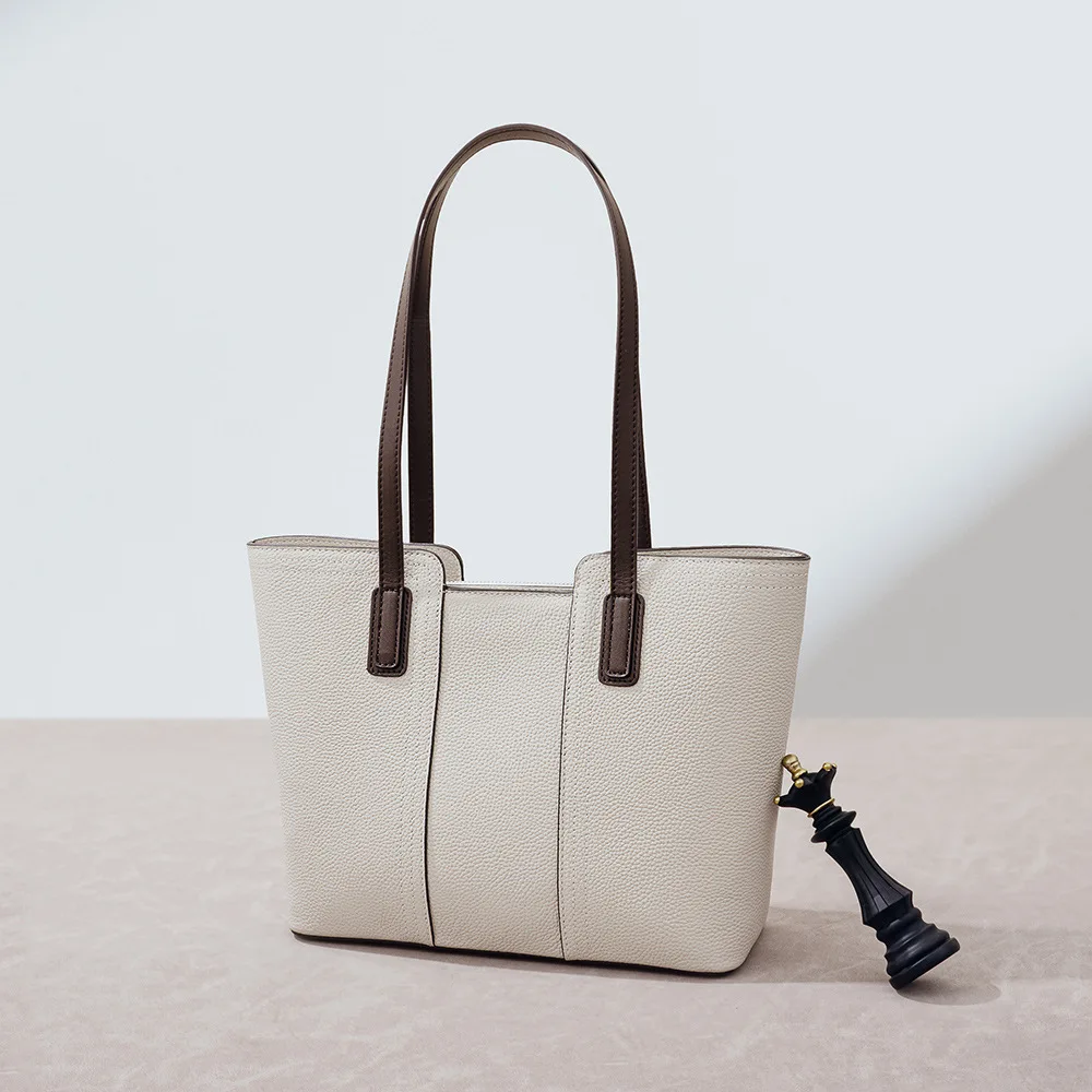 N-37 Nerlion OEM ODM Custom Logo Label Luxury Classic New Manufacturer Business Ladies Handbags Cowhide Leather Womens Tote Bags