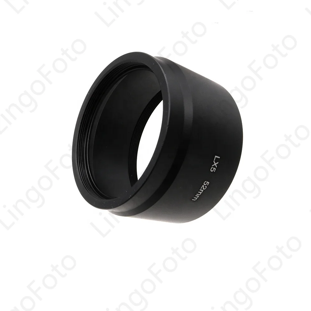 LX5 52 мм адаптер черный металлический фильтр объектива трубки для panaso-nic Lum-ix DMC-LX5