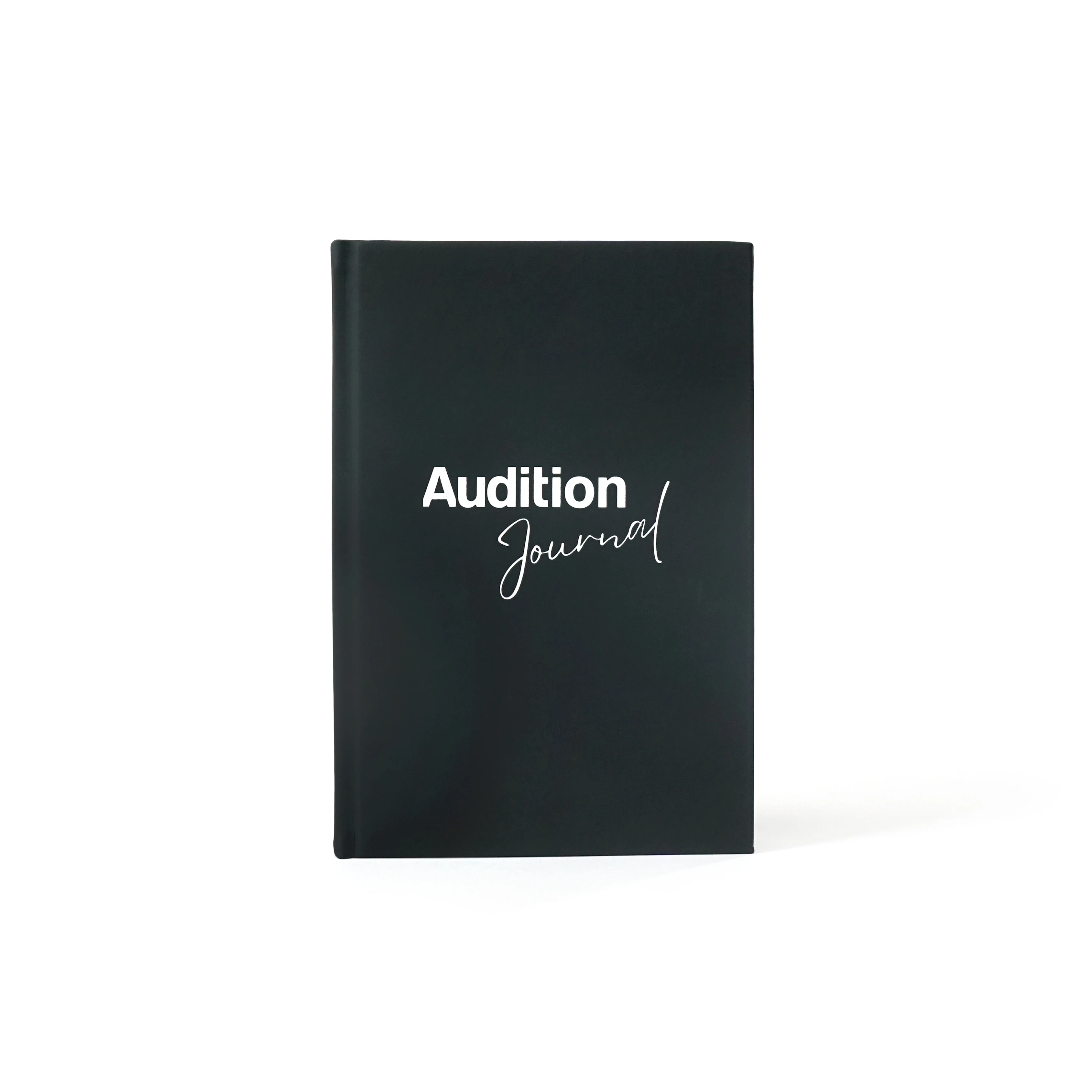 Custom Printing Reflection Journal Diary Notebook Black Leather Daily Planner Monthly Self Care Wellness Hardcover Workbook
