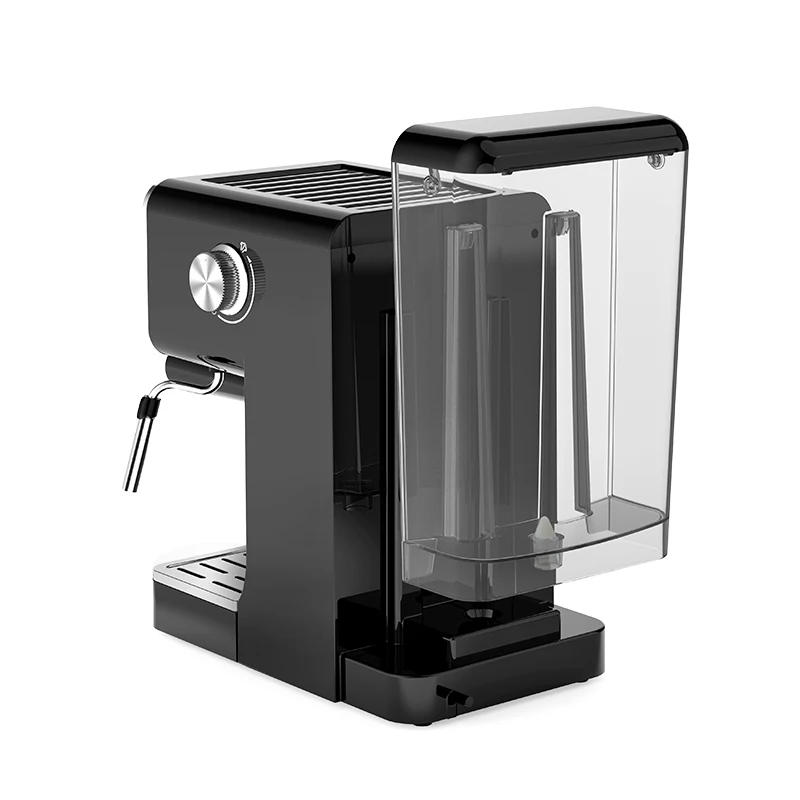 1.5L Semi-Automatic Ground Coffee Machine Italian Espresso Coffee Machine With Milk Tank