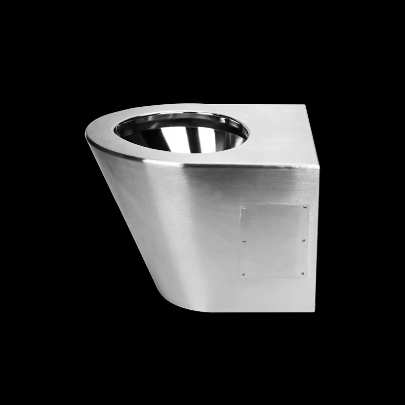 Sanitary Ware Price Stainless Steel Toilet One Piece Stainless Steel Prison Toilet Bowl