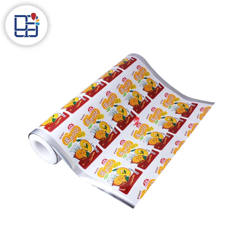 Laminated Material Food Grade Plastic Packaging Film Roll Packaging Bag Jelly Packing Film