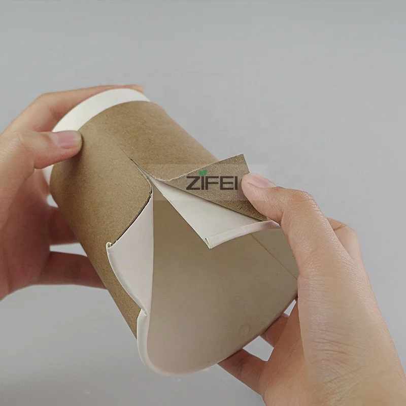 
Various size custom logo vending single wall hot drink paper cup 