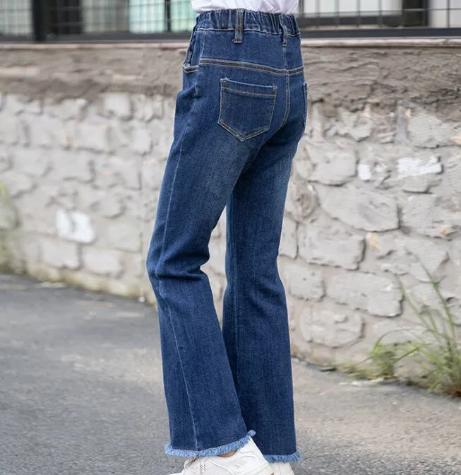 cy10433a new fashion kid girl wear wholesale baby clothes casual pants fashion children clothes woman jean