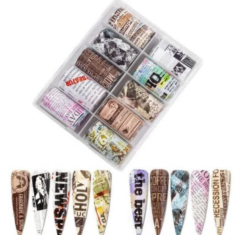 New Starry Sky Paper Tibetan Flower Laser Flower Angel Gold and Silver Christmas Halloween Nail Art Sticker