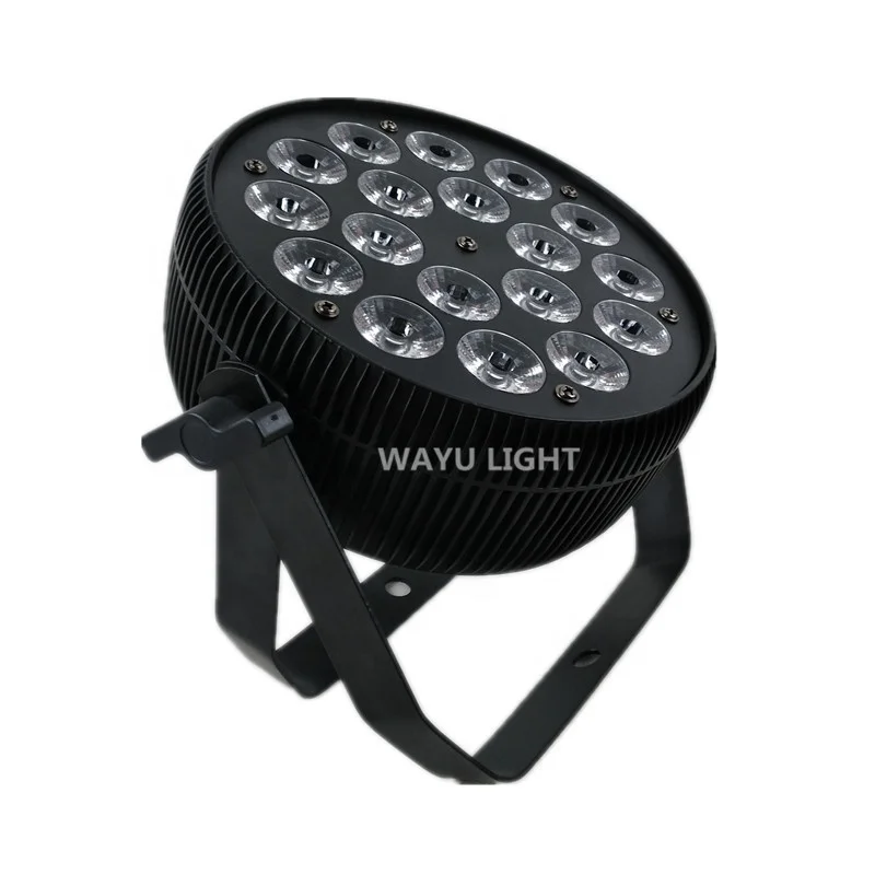 18x18W led Par Light RGBWA+UV 6in1 LED Stage light Wireless DMX  Mini par LED Wedding Club LED  Par can Wash light