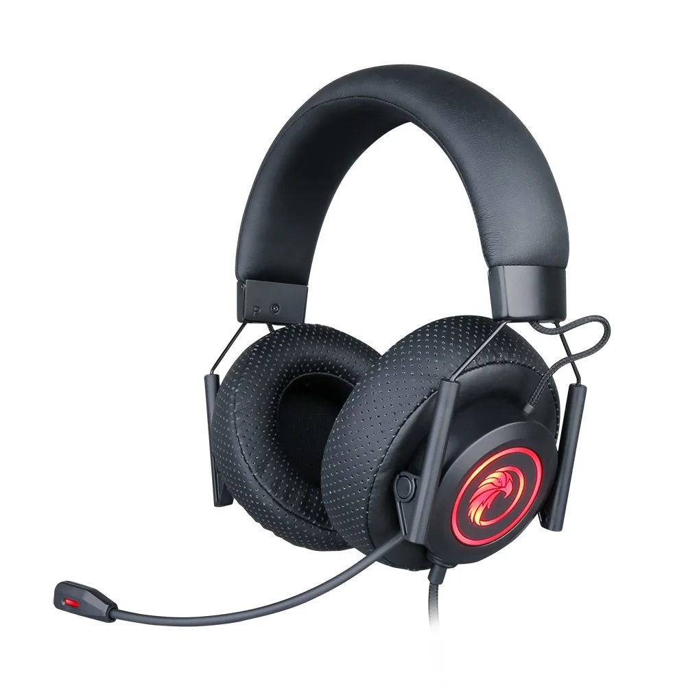 Wholesale Telephone RGB USB Microphone Gamer Wired Gaming Earphones Headsets