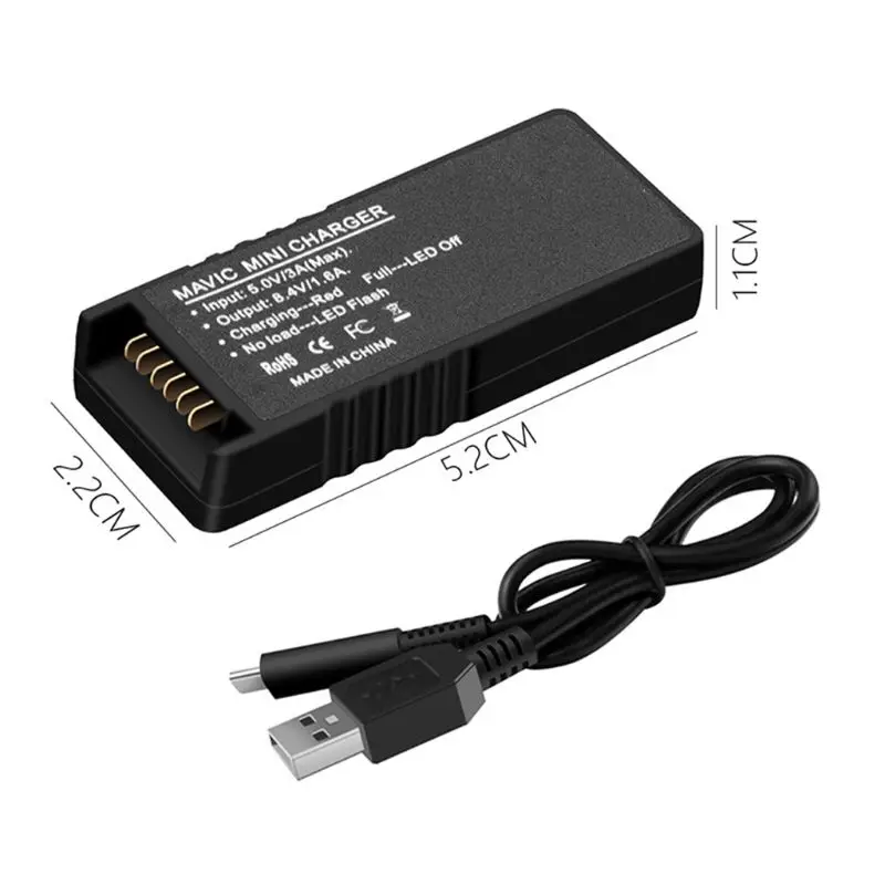 QC3.0 Battery Charger USB Charging Adapter for DJI Mavic Mini Drone Accessories