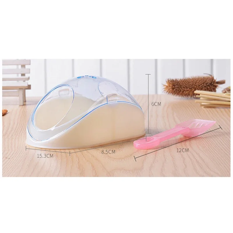 Cute Hamster Bathroom Creative Hamster Sand Bathroom Sand Bath Container With Shovel Pet Cleaning Supplies