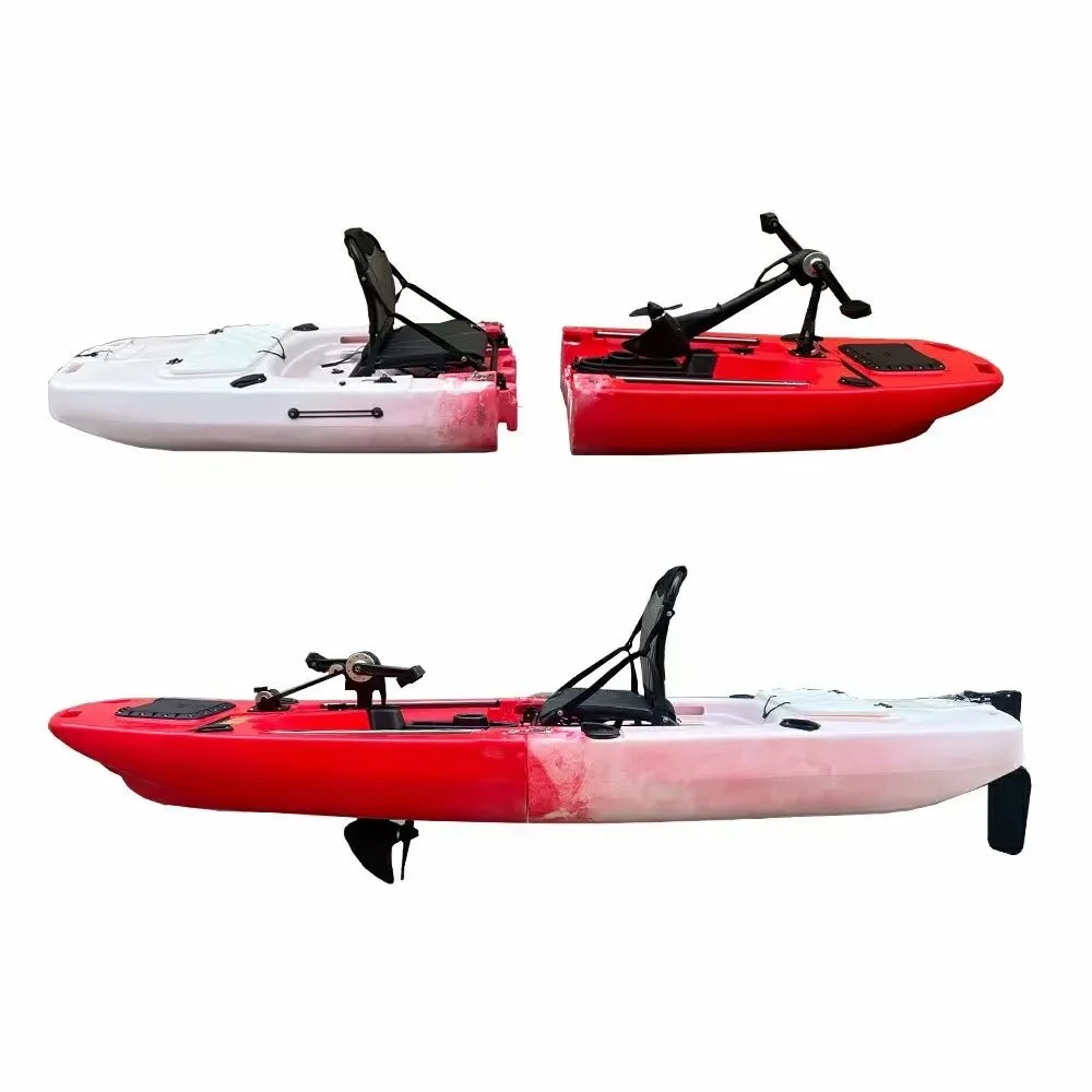 sea folding portable fishing splicing nonflable fin and flipper pedal fin drive kayak canoe for sale