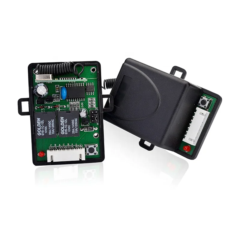 Фабрика дешевле 2 канальный беспроводной RF 433 МГц получатель-выключено переключатель контроллер