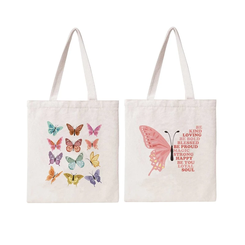 Wholesale Cute Women's Ladies Girl Fashion Outer Daily Organic Tote Shipping Cotton Canvas Bag