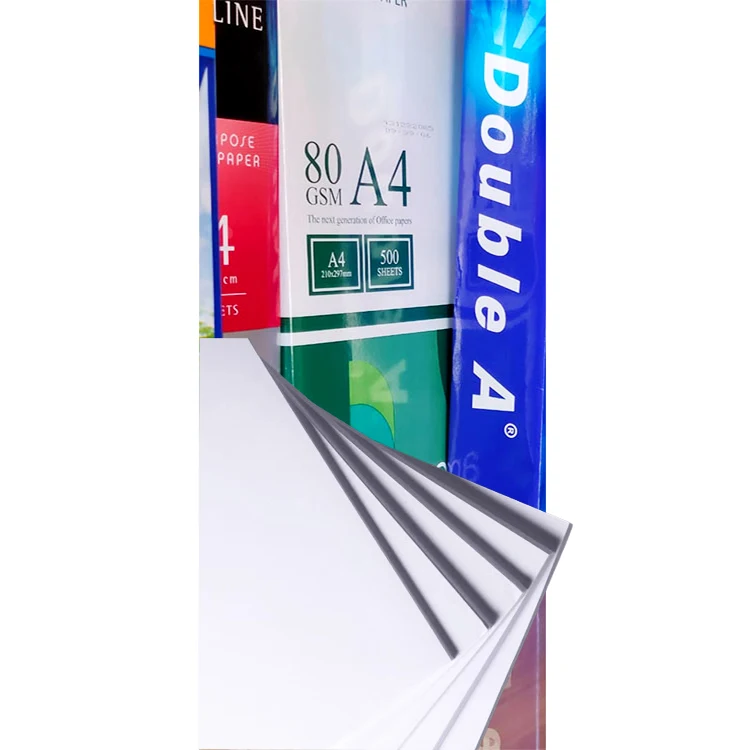 Cheap price Double White Printer Office Copy Paper White 80 GSM A4 Copy Paper Double A A4 Bond Paper 500 sheets