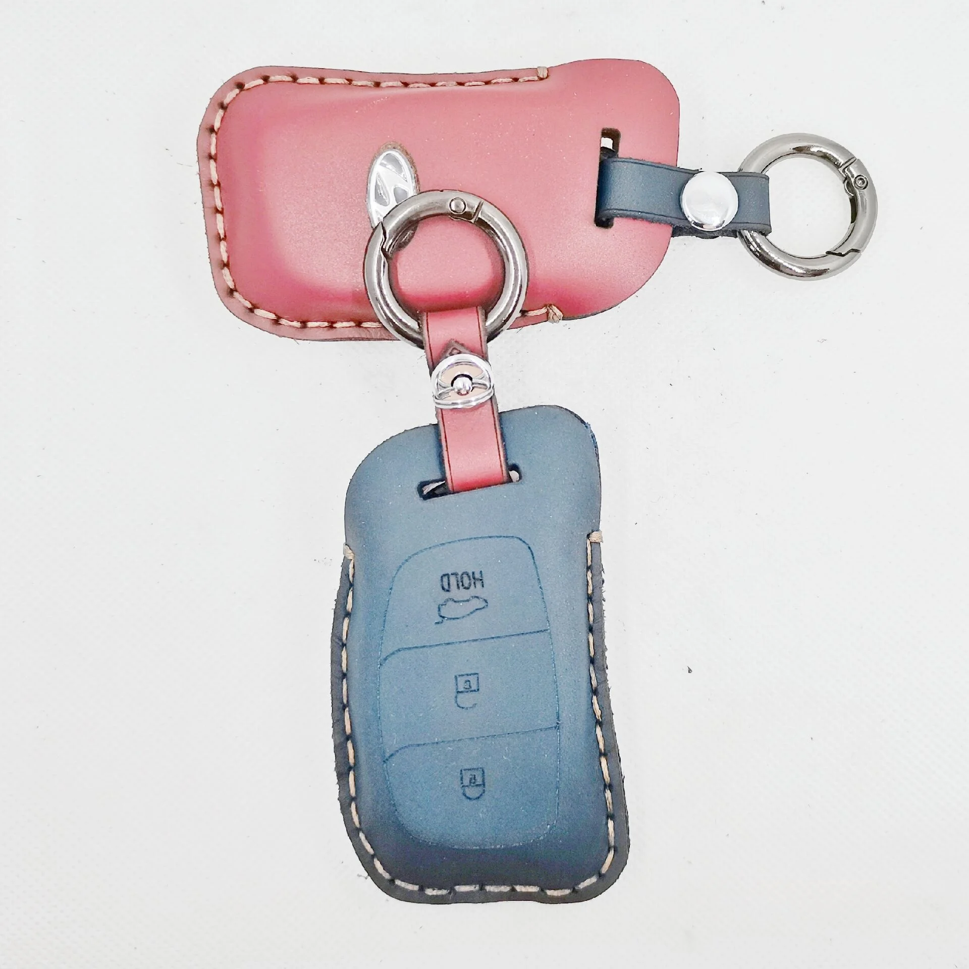 Car Key Case Leather Smart Remote Cover Keychain Protect Bag For Hyundai IX30 IX35 IX20 Tucson Elantra Verna Sonata Accessories-2.jpg