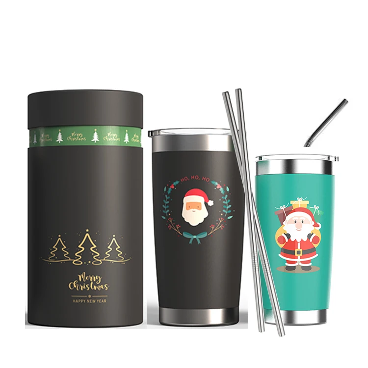 Customized Design Stainless Steel Powder Coated Wine Glasses Vacuum Beer Tumbler Blank Sublimation Tumbler