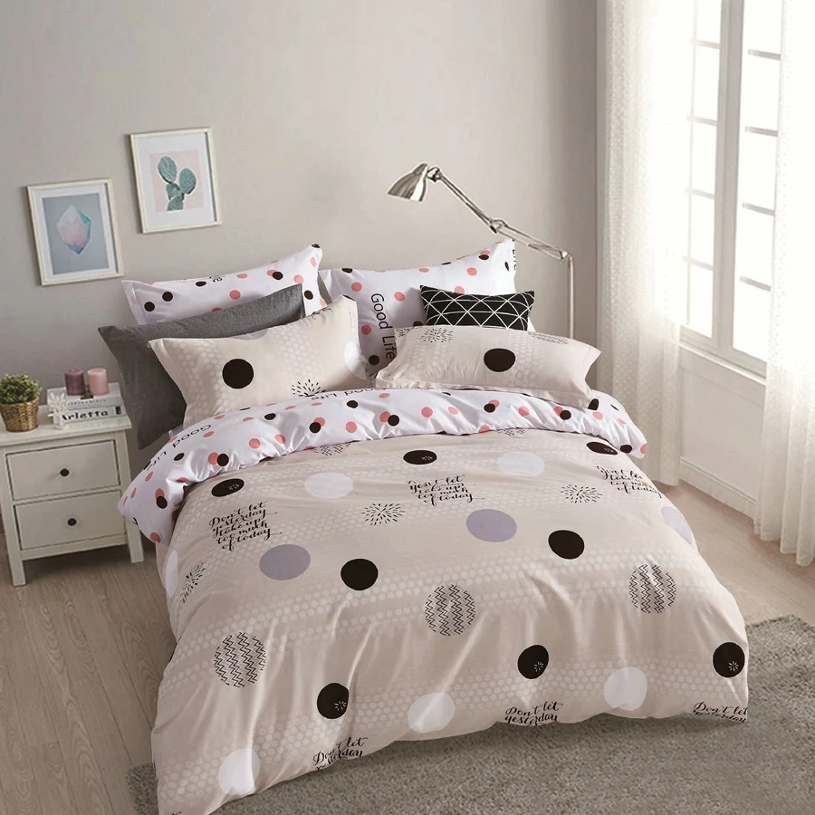 Latest Designs 100% Microfiber Soft Bed Sheet Three Piece Beddings Set