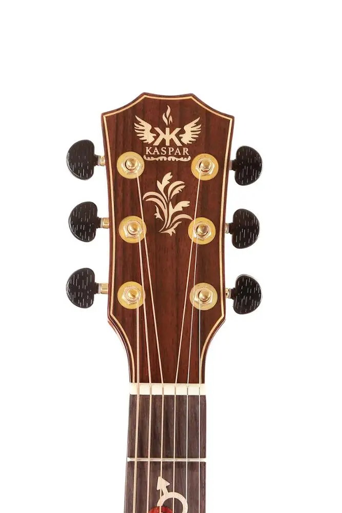 Peach blossom core spruce veneer K217C high quality 41 inch acoustic guitar manual wholesale