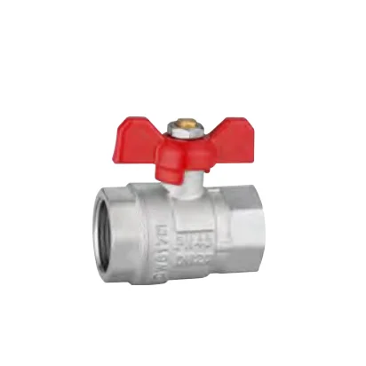 Valve Factory Brass Water Butterfly handle Ball Valve Female Threaded Forged All Size Brass Ball Valve
