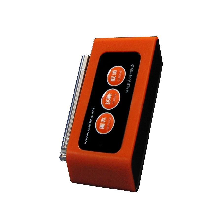 Guaranteed quality proper price waiter call button long distance pager wireless calling system
