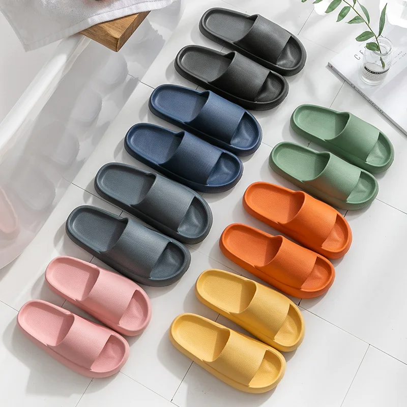 2021 High Quality New Cheap Adult China factory  Custom Logo print blank season unisex men non slip  bathroom slippers washable