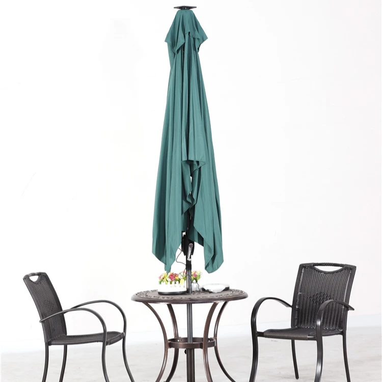 
Economical custom design lighted patio umbrella shade outdoor parasol hanging sun umbrella 