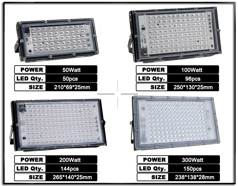 UV Curing Floodlight Fast Outdoor Waterproof Purple Lighting 50W 100W 200W 300W 395nm Mini Led Ultraviolet Lights Desk Lamp