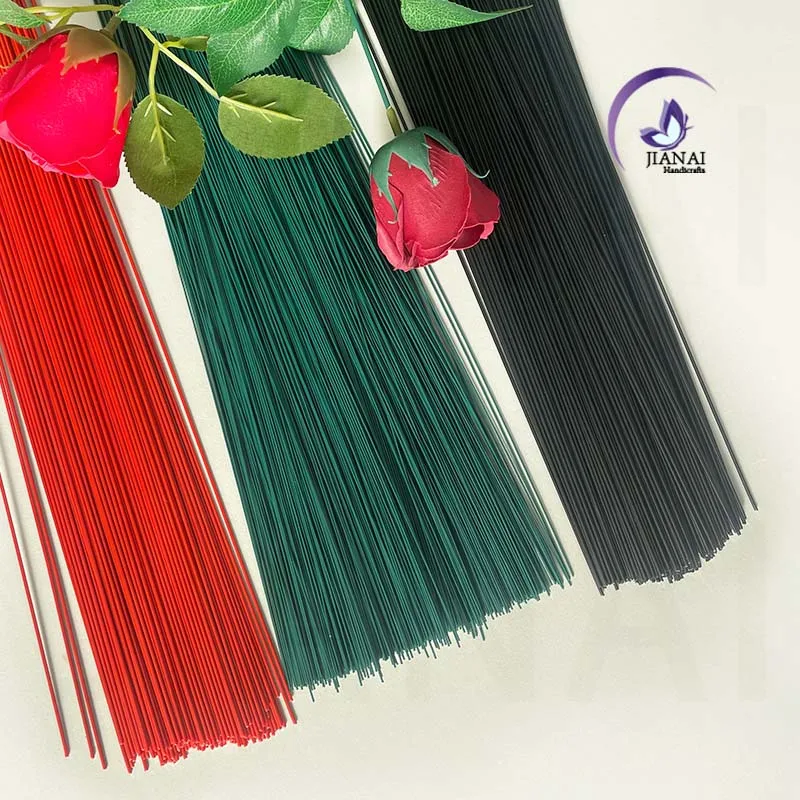 24 # soft fine iron wire with fine floral veins for handmade weaving of large paper art silk art with fixed shapes