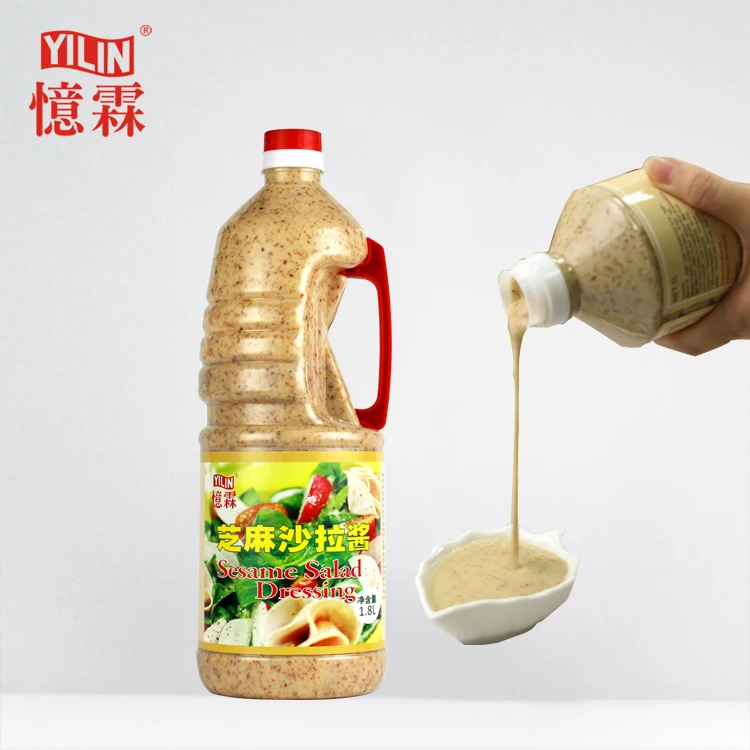 1.8L sesame salad sauce  Used for Vegetables, bread.