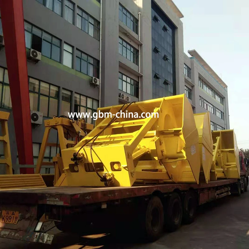 Bulk vessel remote control grab bucket 12m3 25t capacity