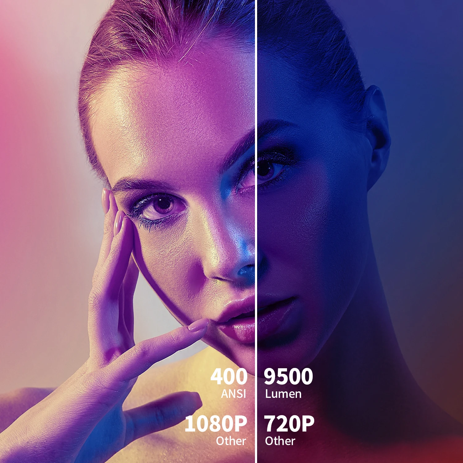 Высококонтрастный 5000 люмен мини 1080P 4k светодиодный видео Луч ЖК 4k домашний кинотеатр умный проектор с Android TV