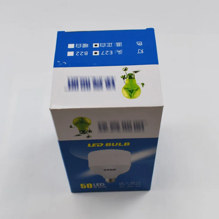 Customized Recyclable Corrugated Tuck Top Snap Locked Bottom Packaging Consumer Electronics Led Light Bulb Paper Box