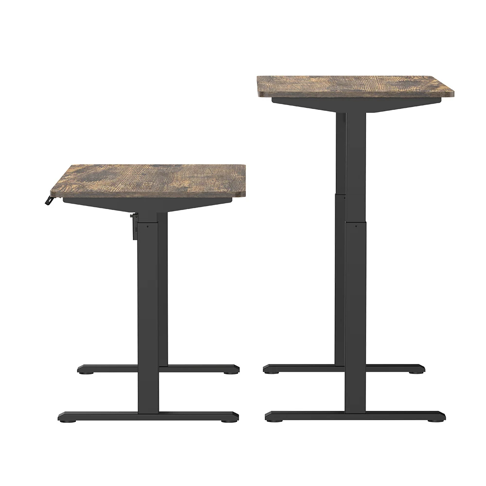 E-commerce Version Tables Included Single Motor Electric Height Adjustable Tables Sit Stand Desk Frame