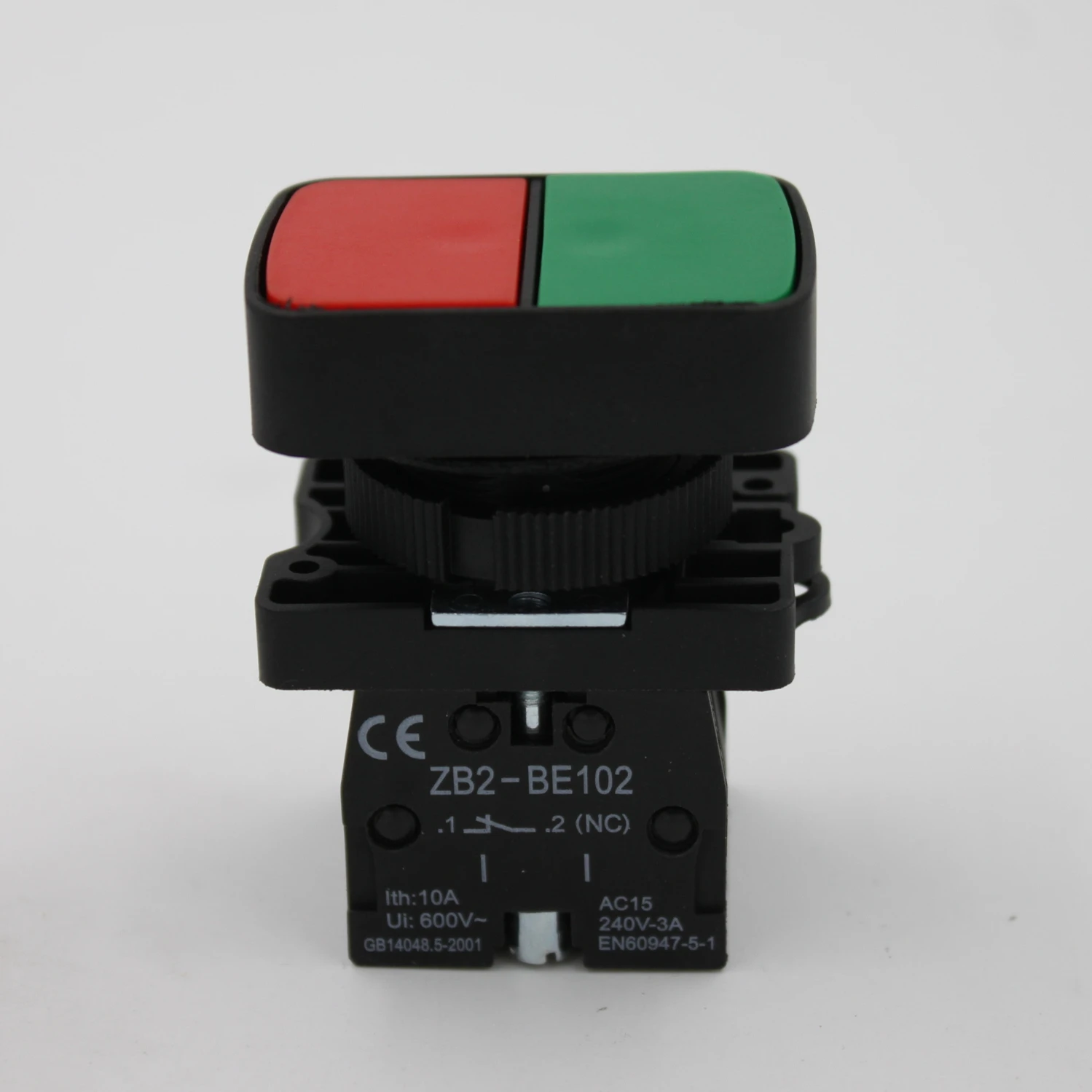 22mm Double Push Button Switch XB2-EL8325 Max 10A Current Double Head Push Button Switch